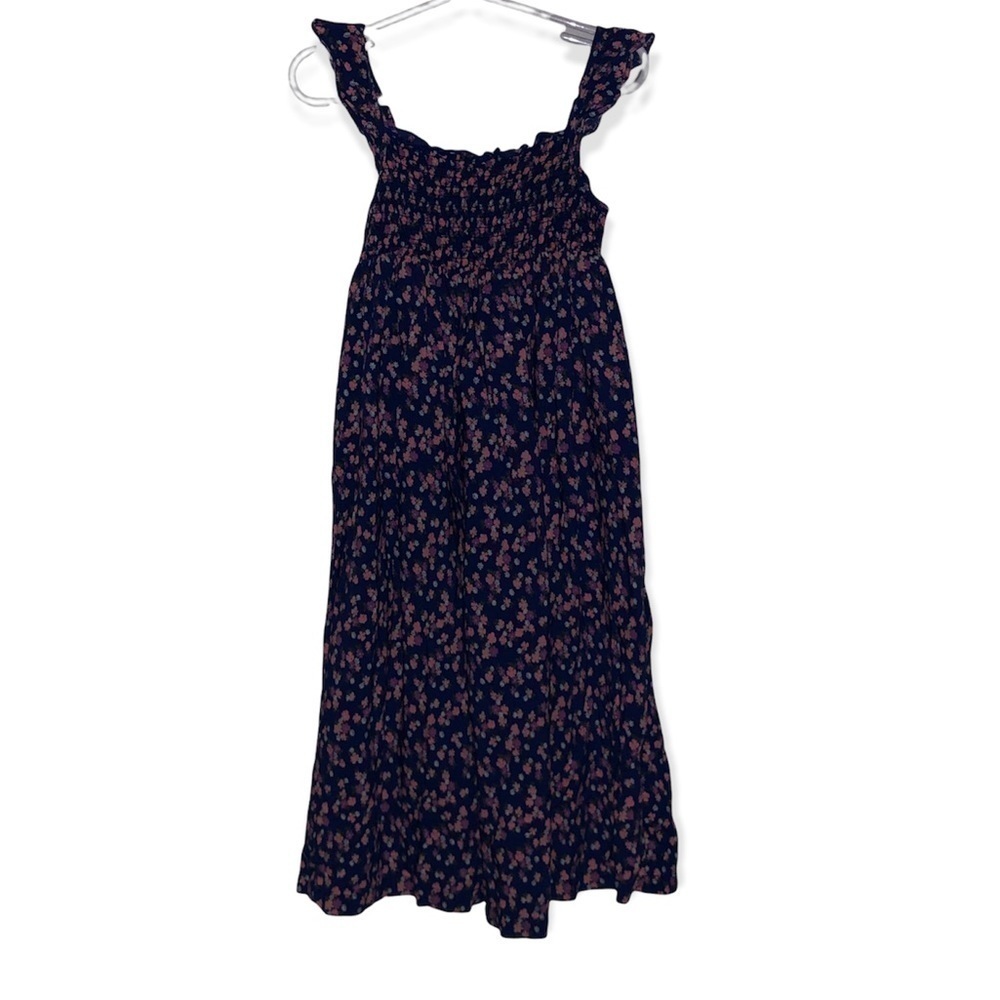 Carter's Pink & Blue Floral Long Dress
